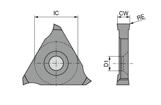 Ceratizit TXR 225402 CWK10 CoreLine - TX-R - TX-R 50381554 (0769422)
