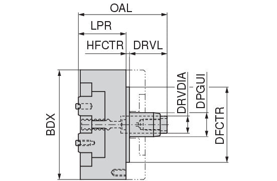 Ceratizit PKD 80-12-101 SpinTools PKD-101 Drive 6000208012 (0759372)