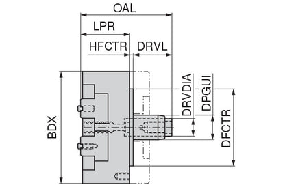 Ceratizit PKD 80-12-101 SpinTools PKD-101 Drive 6000208012 (0759372)