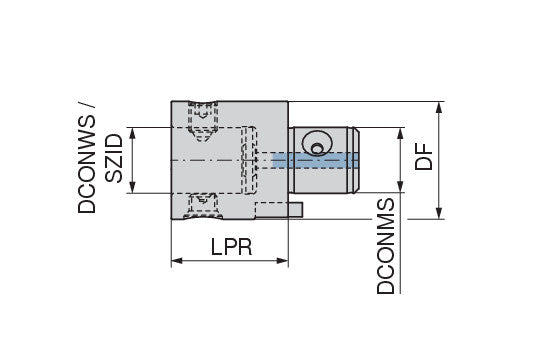 Ceratizit MK.AD.STM18-ABS32.40 KOMET SpinTools ABS/STM Adapters 6235903218 (0765430)