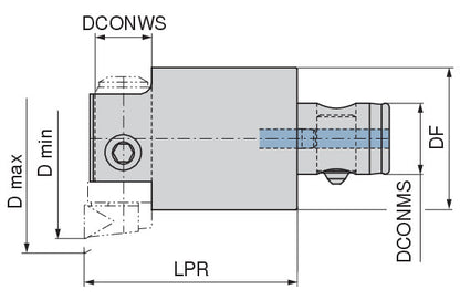 Ceratizit FINE BORING HEAD ABS50-FF70,0 CoreLine Precision Adjustment 6281008397 (0756280)