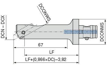 Ceratizit FINE BORING HEAD ABS32/20-FZ10-5 CoreLine Precision Adjustment 6281102089 (0756267)