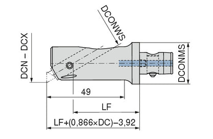 Ceratizit FINE BORING HEAD ABS25-FZ10-5 CoreLine Precision Adjustment 6281102690 (0756265)