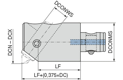Ceratizit FINE BORING HEAD ABS25-FZ10-3 CoreLine Precision Adjustment 6281102890 (0756264)