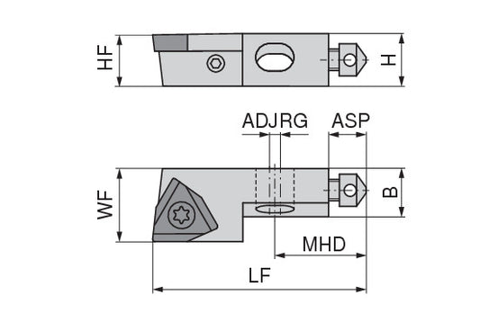 Ceratizit SHORT CLAMP HOLDER UKS10-801-0°-R38 CoreLine Clamping WO.X 6283910600 (0756352) [SKU:6283910600]