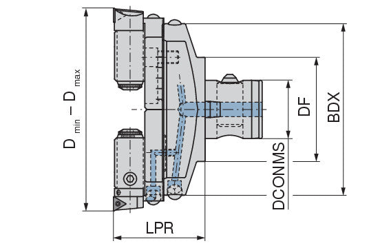 Ceratizit Doppelschneider ABS100 VDF165 MMS SpinTools - Adjustable Fine Twin Cutter 90° - Twin G01 6284327191 (0759430)