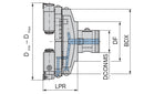 Ceratizit Doppelschneider ABS100 VDF295 MMS KOMET TwinKom - Adjustable Fine Twin Cutter - 90° 6284340191 (0759432)