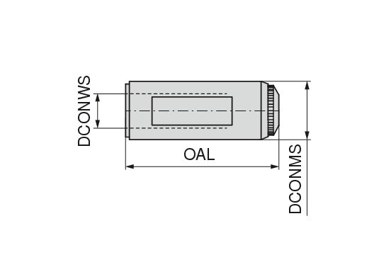 Ceratizit CARTRIDGE FZ16-50-1 CoreLine Precision Turning Insert Housing 6284705300 (0755961)
