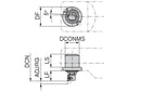 Ceratizit CARTRIDGE CoreLine - Precision Turning Insert (radial installation) - M31 6284936500 (0756538)