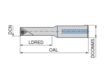 Ceratizit Boring Bar Ø 6/R/N21; CoreLine - Steel - hi.flex 6285000600 (0753494)