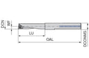 Ceratizit BORING BAR WITH THROUGH COOLANT Ø5,6 CoreLine - bar, Vibration-optimized - hi.flex 6285210600 (0756251)