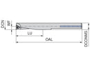 Ceratizit BORING BAR UJ 11.0 C. DIA.10MM SHK R. H. KOMET MicroKom - Boring bar, Vibration-optimized 6285201000 (0756220)