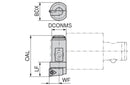 Ceratizit CARTRIDGE FF32-138 KOMET MicroKom Precision Turning Insert 6285513800 (0755987)