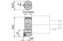 Ceratizit CARTRIDGE FF16-T09-47 CoreLine Precision Turning Insert 6285514700 (0755989)