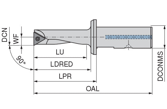Ceratizit BORING BAR FKO UJ 8,0 CoreLine - - hi.flex 6285608000 (0756227)