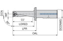 Ceratizit BORING BAR FK1-UJ-11R U4 KOMET MicroKom Boring Bar 6285601100 (0756238)