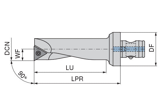 Ceratizit BORING BAR ABS32-KFK1-UJ8R CoreLine hi.flex 6285707989 (0756240)