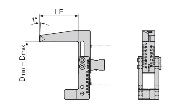 Ceratizit SET UP BRIDGE CoreLine - Boring Tool For External Machining - hi.flex 6286607000 (0756535)