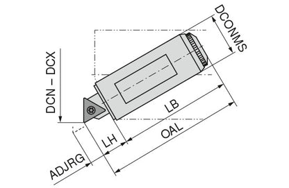 Ceratizit CARTRIDGE FZ10-31-5 CoreLine Precision Turning Insert 6286903100 (0755980)