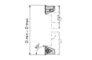 Ceratizit Insert Seating Ø83-124 Ø109-167 D54; KOMET TwinKom Indexable insert, 90° 6287716700 (0756400)