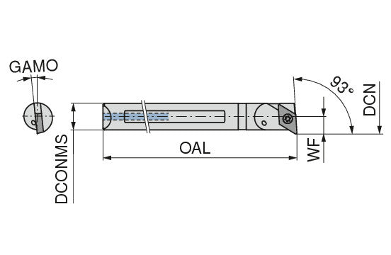 Ceratizit TURNING TOOL IK55-10-UL CoreLine Boring Bar 6283021000 (0756290)