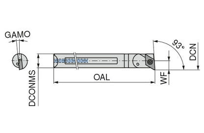 Ceratizit TURNING TOOL IK55-10-UL CoreLine Boring Bar 6283021000 (0756290)