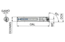 Ceratizit TURNING TOOL IK55-10-UL CoreLine Boring Bar 6283021000 (0756290)