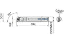 Ceratizit TURNING TOOL IK55-20-UR KOMET MicroKom Boring Bar 6283022000 (0756296)