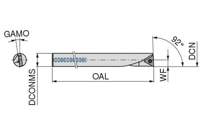 Ceratizit BORING BAR UJ11.2C.DIA.10MM SHK LH/WC CoreLine - bar, Vibration-optimized 6282761000 (0756216)