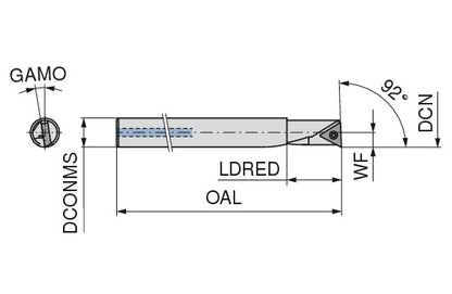 Ceratizit BORING BAR UJ8-803-FL CoreLine 6282750800 (0756209)
