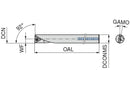 Ceratizit BORING BAR UJ9.2C.DIA.8MM SHK RH/WC CoreLine - bar, Vibration-optimized 6282660800 (0756225)