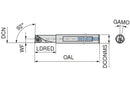 Ceratizit BORING BAR WITH THROUGH COOLANT Ø5,6 CoreLine - 6282520600 (0756253)