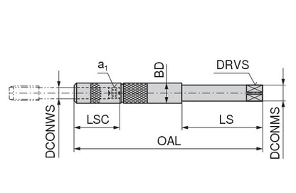 Ceratizit D7,0X130MM CoreLine - Shank Extensions For Taps 20450060 (0747832)