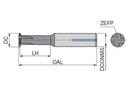 Ceratizit MKG M4 XSR <3,0D IK TiCN HA6 MonoThread - Thread Milling Cutter 5054604000 (0758626)