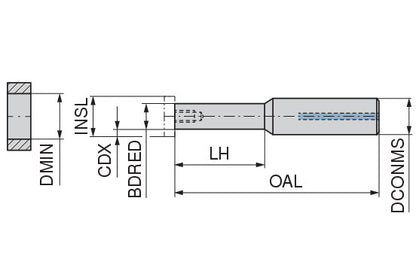 Ceratizit POLYGON.6.HA.12.40,0.100,0.IK HM CoreLine - Circular Milling Cutter - 50805056 (0769590)