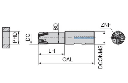 Ceratizit GZD.17.HB.16.30,0.IK CoreLine - Circular Milling Cutter - 50842171 (0769626)