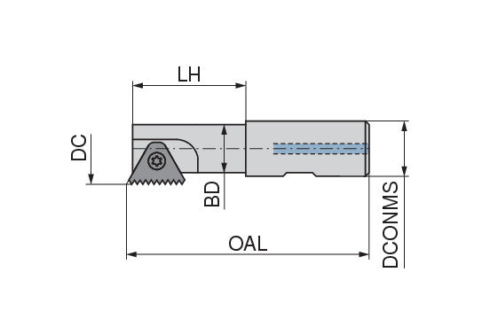Ceratizit MWN.27.HB.25.52,0.IK CoreLine - Circular Milling Cutter - 50843271 (0769637)