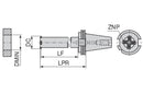 Ceratizit EWM.40,25.DIN69871-ADB40.IR/IL ModuThread Circular Milling Cutter 50849048 (0769648)