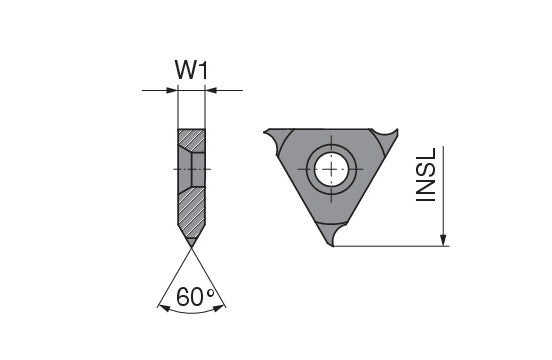 Ceratizit S300.02.M1-3,5.17,5.IR/IL CoreLine Thread Milling Insert Partial Profile System 50855314 (0769701)