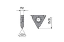 Ceratizit S300.02.M1-3,5.17,5.IR/IL ModuSet Thread Milling Insert Partial Profile 50855314 (0769701)