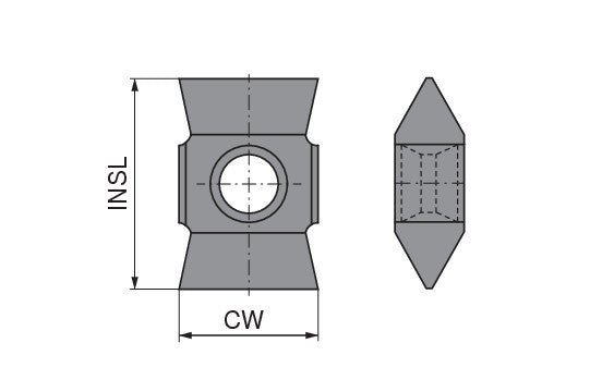 Ceratizit EAW.23,85.M1,5-2,5 TIN CoreLine Thread Milling Insert Partial Profile 50860315 (0769728)