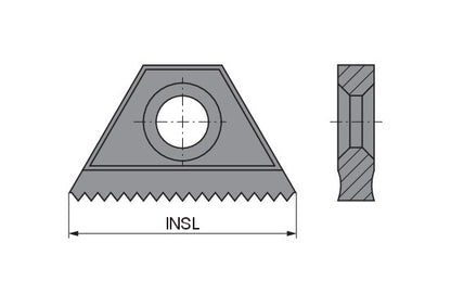 Ceratizit MWN.27,0.M3,5.IR/IL K20 CoreLine - Thread Milling Insert - 50890169 (0769980)
