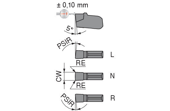 Ceratizit SX E3.00N0.20-M1 CTPP345 Insert 70342823 (0751863)