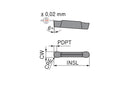 Ceratizit GX40-6R6.00N-28P H216T Radius Grooving Insert 24 7037750800 (0743608)