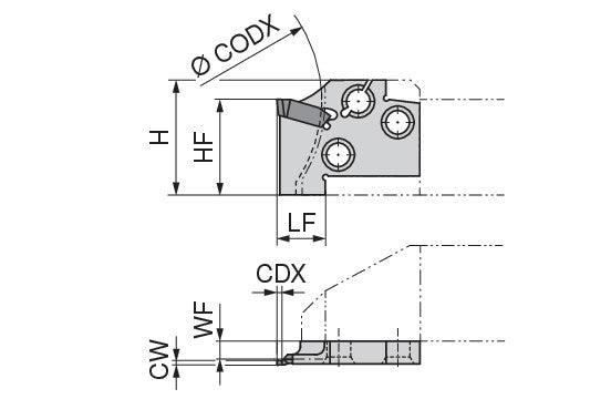 Ceratizit MSS-E16R02-GX09-1 ModularClamp Radial Grooving Module 09/16 70870116 (0751602)