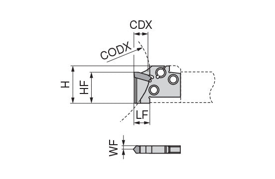 Ceratizit MSS-E20N-TC16-2 ModularClamp Threading Module For External Threads 70872220 (0751607)