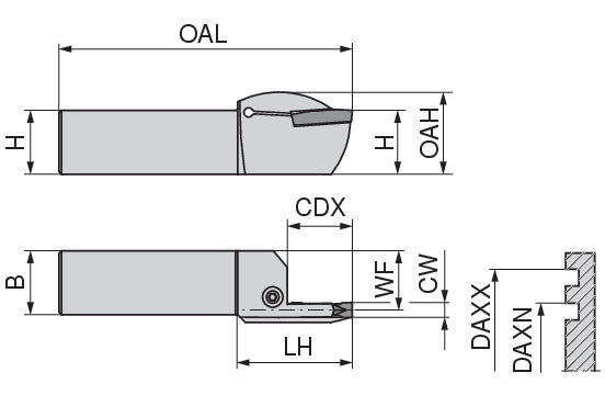 Ceratizit E25L0022-2525X-GX24-2 AS180-300 MonoClamp Axial Monoholder 70904214 (0752104)