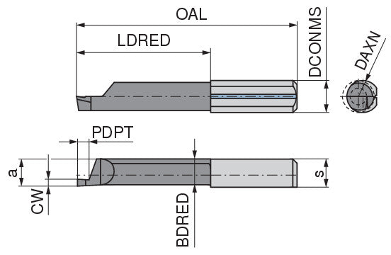 Ceratizit ULTRAMINI.R010.2008-20.IK K10F TIALN CoreLine Inserts For Axial Grooving 73052675 (0773252)