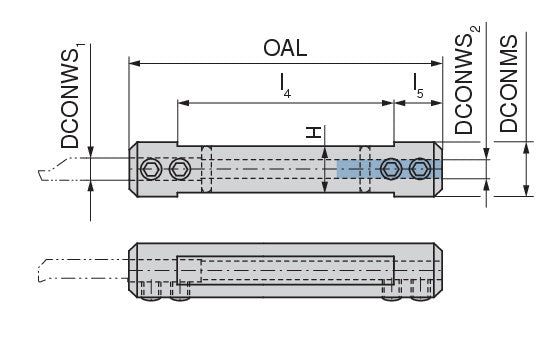 Ceratizit ULTRAMINI.645.001905-D.IK CoreLine Standard Tool Holder For Inserts 73080170 (0773339)