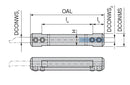 Ceratizit ULTRAMINI.645.0012-D.IK UltraMini Standard Tool Holder For Cutting Inserts 73080163 (0773333)